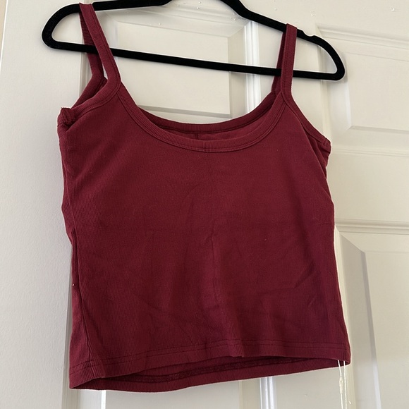 OGL Soft Brushed Ribbed “Brami” Top - Viscose/Spandex - M Ruby BNWT - Picture 4 of 8